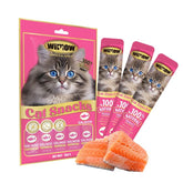Wimow Creamy Treats For Cats & Kittens With Salmon Flavor - 5 sticks Pack